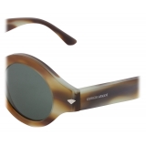 Giorgio Armani - Occhiali da Sole Rotondi - Verde Chiaro - Occhiali da Sole - Giorgio Armani Eyewear