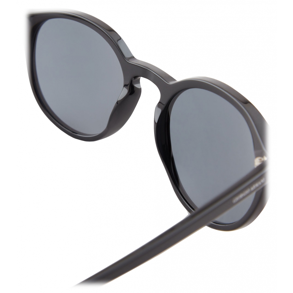 Giorgio Armani - Round Sunglasses - Black - Sunglasses - Giorgio Armani ...
