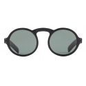 Giorgio Armani - Round Sunglasses - Black - Sunglasses - Giorgio Armani Eyewear