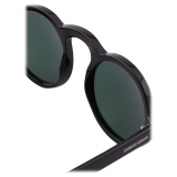 Giorgio Armani - Round Sunglasses - Black - Sunglasses - Giorgio Armani Eyewear