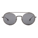 Giorgio Armani - Round Sunglasses - Black - Sunglasses - Giorgio Armani Eyewear