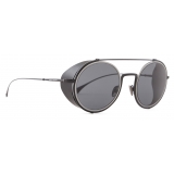 Giorgio Armani - Round Sunglasses - Black - Sunglasses - Giorgio Armani Eyewear