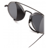 Giorgio Armani - Round Sunglasses - Black - Sunglasses - Giorgio Armani Eyewear