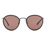 Giorgio Armani - Round Sunglasses - Black - Sunglasses - Giorgio Armani Eyewear