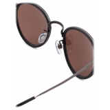 Giorgio Armani - Round Sunglasses - Black - Sunglasses - Giorgio Armani Eyewear