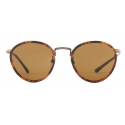 Giorgio Armani - Round Sunglasses - Brown - Sunglasses - Giorgio Armani Eyewear