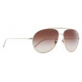 Giorgio Armani - Pilot Classic Sunglasses - Brown - Sunglasses - Giorgio Armani Eyewear