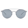 Giorgio Armani - Panthos Shape Sunglasses - Light Grey - Sunglasses - Giorgio Armani Eyewear