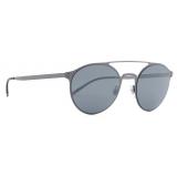 Giorgio Armani - Panthos Shape Sunglasses - Light Grey - Sunglasses - Giorgio Armani Eyewear