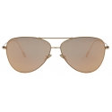 Giorgio Armani - Occhiali da Sole con Placcatura in Oro 18K - Oro - Occhiali da Sole - Giorgio Armani Eyewear