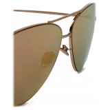 Giorgio Armani - Occhiali da Sole con Placcatura in Oro 18K - Oro - Occhiali da Sole - Giorgio Armani Eyewear
