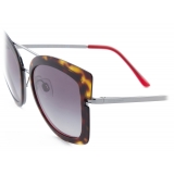 Giorgio Armani - Squared Sunglasses - Dark Brown - Sunglasses - Giorgio Armani Eyewear