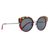 Giorgio Armani - Round Sunglasses - Dark Brown - Sunglasses - Giorgio Armani Eyewear
