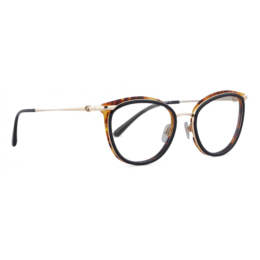 Giorgio Armani - Cat Eye Woman Eyeglasses - Black – Optical Glasses ...