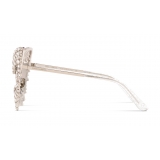 Dolce & Gabbana - Occhiale da Sole Crystals’ Rain - Argento - Dolce & Gabbana Eyewear