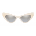 Dolce & Gabbana - Devotion Sunglasses - White - Dolce & Gabbana Eyewear