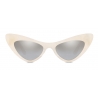 Dolce & Gabbana - Devotion Sunglasses - White - Dolce & Gabbana Eyewear