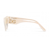 Dolce & Gabbana - Occhiale da Sole Devotion - Bianco - Dolce & Gabbana Eyewear