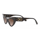 Dolce & Gabbana - Devotion Sunglasses - Havana - Dolce & Gabbana Eyewear