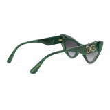 Dolce & Gabbana - Devotion Sunglasses - Green - Dolce & Gabbana Eyewear