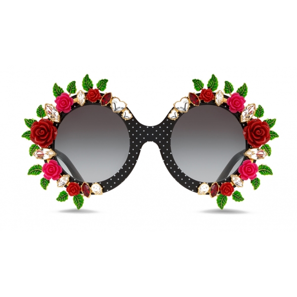 Dolce & Gabbana - Crazy For Sicily Sunglasses - Black - Dolce & Gabbana Eyewear