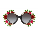Dolce & Gabbana - Occhiale da Sole Crazy For Sicily - Nero - Dolce & Gabbana Eyewear