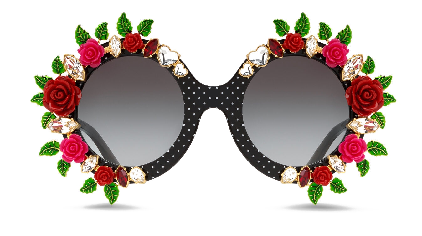 dolce and gabbana embellished sunglasses