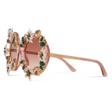 Dolce & Gabbana - Occhiale da Sole Lilium - Rosa - Dolce & Gabbana Eyewear