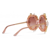 Dolce & Gabbana - Lilium Sunglasses - Pink - Dolce & Gabbana Eyewear