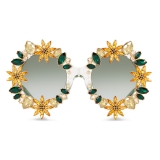 Dolce & Gabbana - Occhiale da Sole Sunflower - Verde - Dolce & Gabbana Eyewear