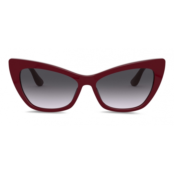 Dolce & Gabbana - Occhiale da Sole Print Family - Bordeaux - Dolce & Gabbana Eyewear