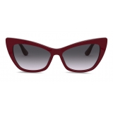 Dolce & Gabbana - Occhiale da Sole Print Family - Bordeaux - Dolce & Gabbana Eyewear