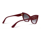 Dolce & Gabbana - Occhiale da Sole Print Family - Bordeaux - Dolce & Gabbana Eyewear