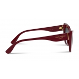 Dolce & Gabbana - Occhiale da Sole Print Family - Bordeaux - Dolce & Gabbana Eyewear