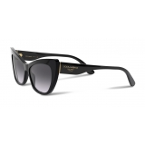 Dolce & Gabbana - Occhiale da Sole Print Family - Nero - Dolce & Gabbana Eyewear