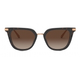 Dolce & Gabbana - Logo Plaque Sunglasses - Havana - Dolce & Gabbana Eyewear