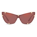 Dolce & Gabbana - Griffes & Stones Sunglasses - Gold - Dolce & Gabbana Eyewear