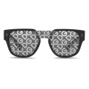 Dolce & Gabbana - Occhiale da Sole Domenico Mask - Nero - DG Logo - Dolce & Gabbana Eyewear