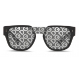 Dolce & Gabbana - Occhiale da Sole Domenico Mask - Nero - DG Logo - Dolce & Gabbana Eyewear