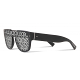 Dolce & Gabbana - Occhiale da Sole Domenico Mask - Nero - DG Logo - Dolce & Gabbana Eyewear