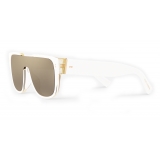 Dolce & Gabbana - Domenico Mask Sunglasses - White - Dolce & Gabbana Eyewear