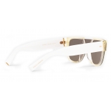 Dolce & Gabbana - Domenico Mask Sunglasses - White - Dolce & Gabbana Eyewear