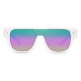 Dolce & Gabbana - Domenico Mask Sunglasses - White Rainbow - Dolce & Gabbana Eyewear