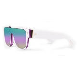 Dolce & Gabbana - Domenico Mask Sunglasses - White Rainbow - Dolce & Gabbana Eyewear