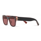 Dolce & Gabbana - Occhiale da Sole Domenico - Nero Bordeuax - Dolce & Gabbana Eyewear