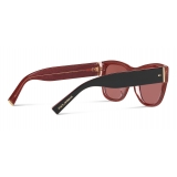 Dolce & Gabbana - Occhiale da Sole Domenico - Nero Bordeuax - Dolce & Gabbana Eyewear