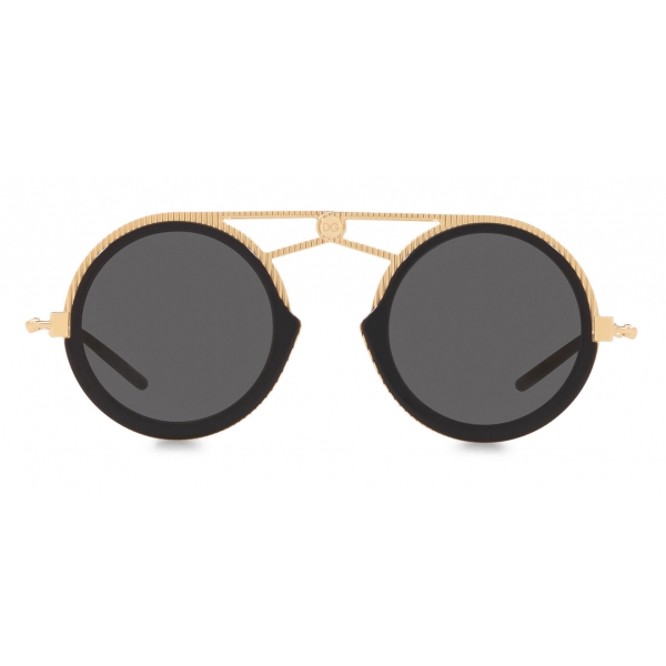 had Vidunderlig I nåde af Dolce & Gabbana - DG Handmade Sunglasses - Gold and Black - Dolce & Gabbana  Eyewear - Avvenice