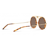 Dolce & Gabbana - DG Handmade Sunglasses - Black and Havana - Dolce & Gabbana Eyewear