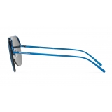 Dolce & Gabbana - Occhiale da Sole Royal - Blu Specchiato - Dolce & Gabbana Eyewear