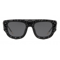 Dolce & Gabbana - Occhiale da Sole King Domenico - Nero con Cristalli Neri  - Dolce & Gabbana Eyewear